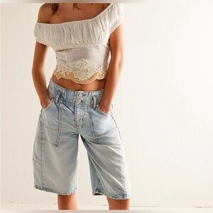 x We The Free Extreme Measures Barrel Short in Break The Rules FREE PEOPLE